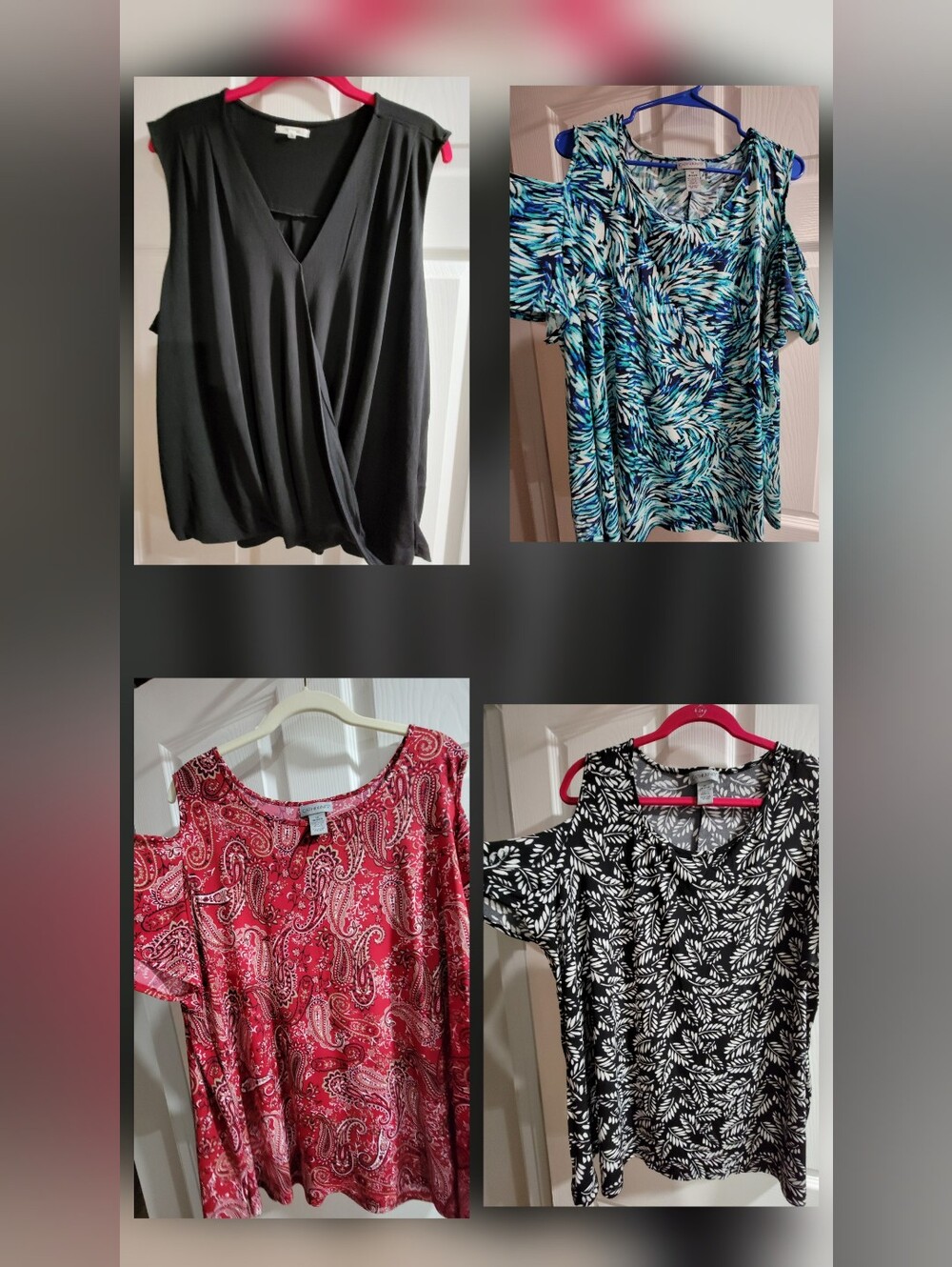 CLOSET CLEANOUT! Bundle of 4 plus size blouses- size 1x - Catherines & Maurices